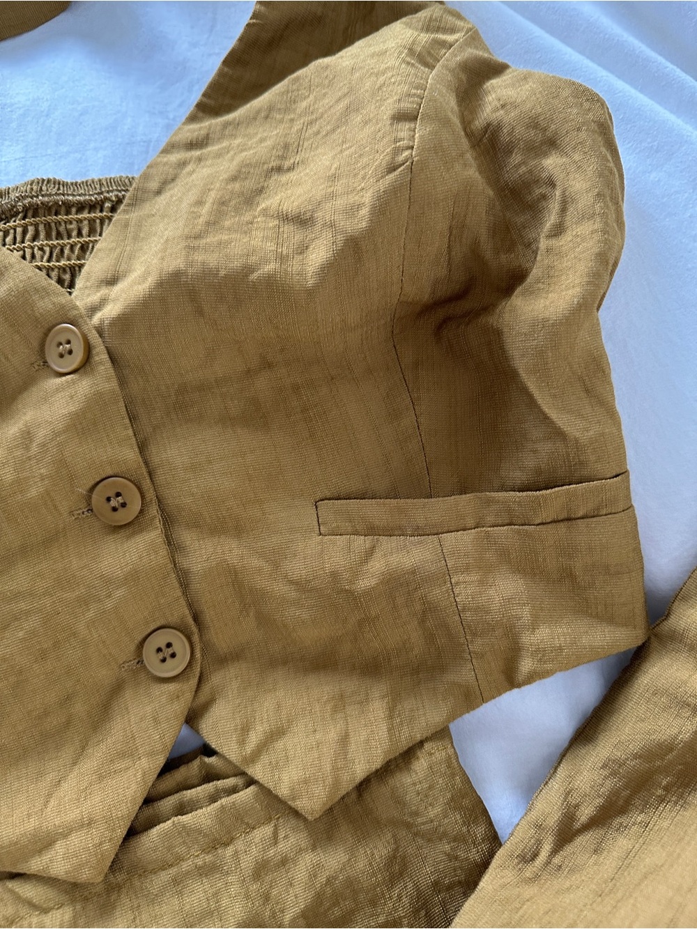 OLIVE TROPICAL DAZE PANT SET - Picture 9 of 12